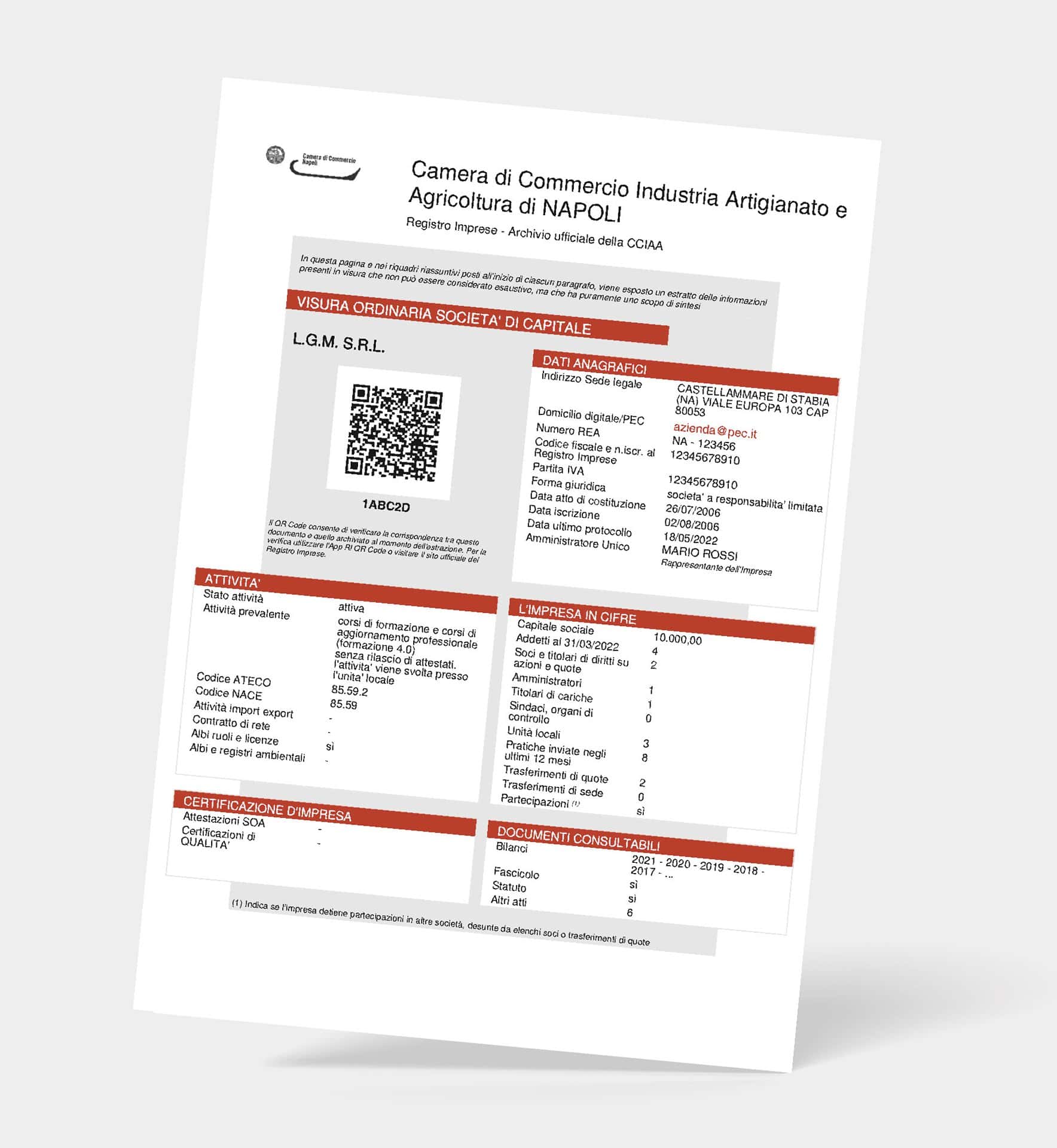 Fascicolo Società di Persone
